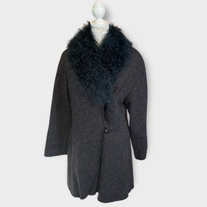 Italian boiled wool women’s jacket size 8.